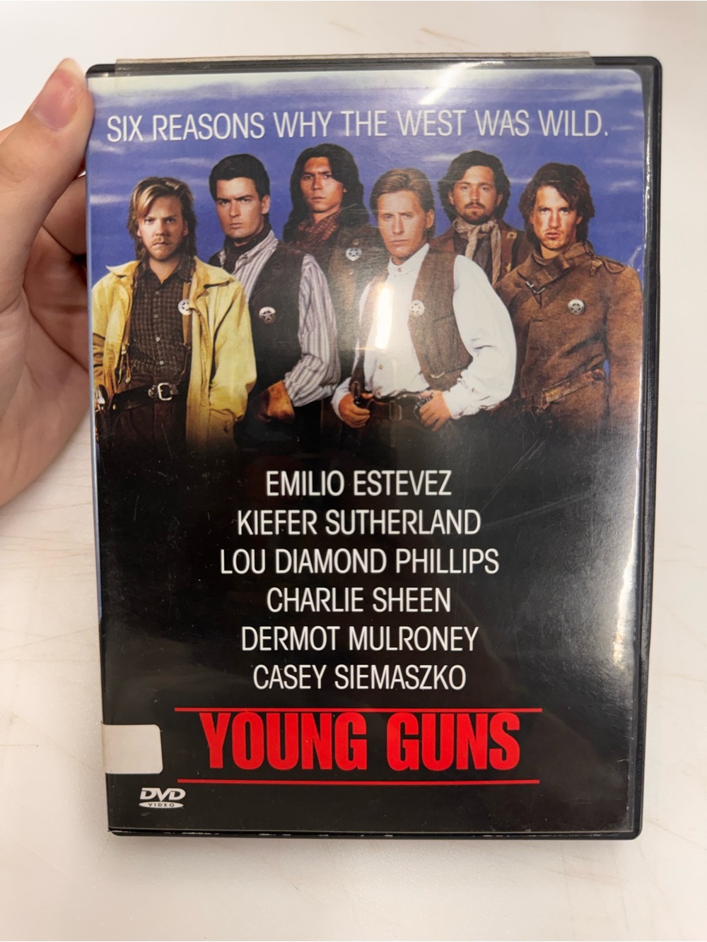 Young Guns (DVD, 1998) Disc Tested, Working